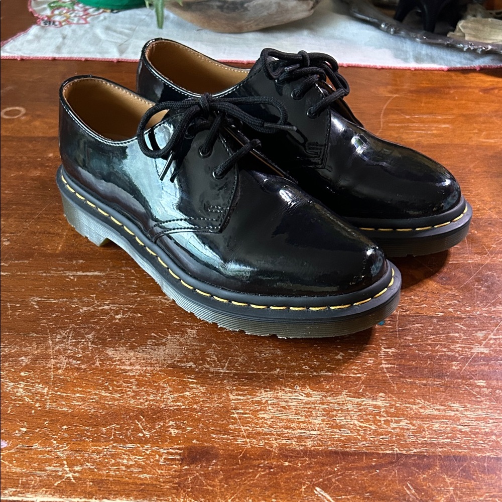 Dr. Martens Black patent Leather Oxfords